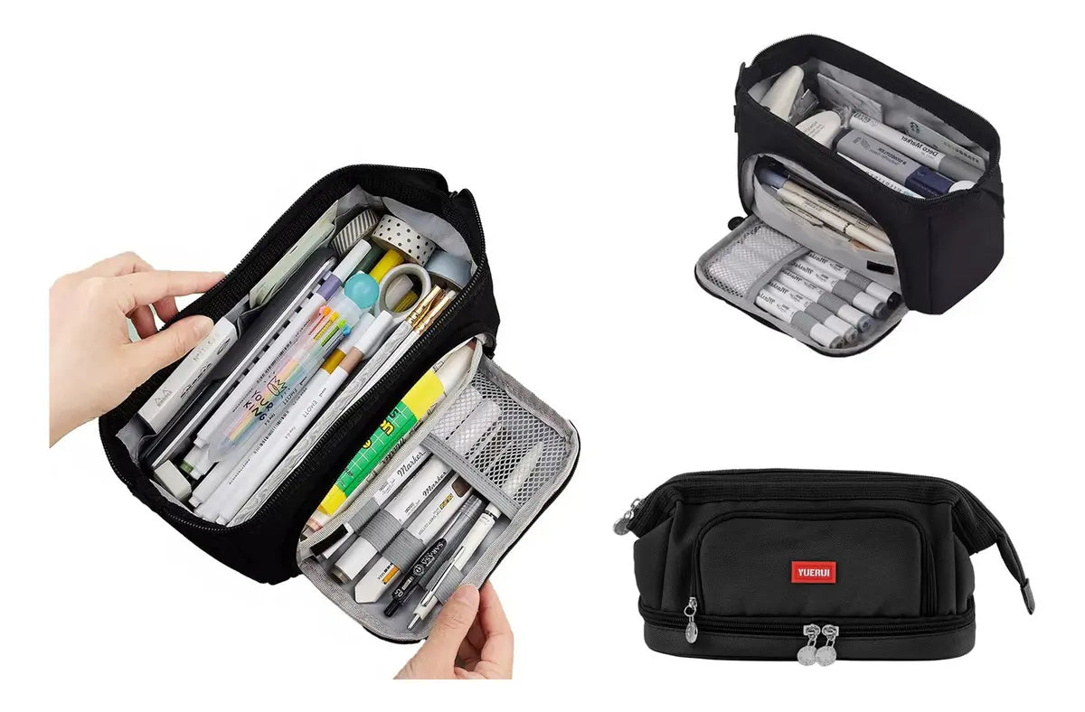 Estuche Para Lápices Gran Capacidad Doble
