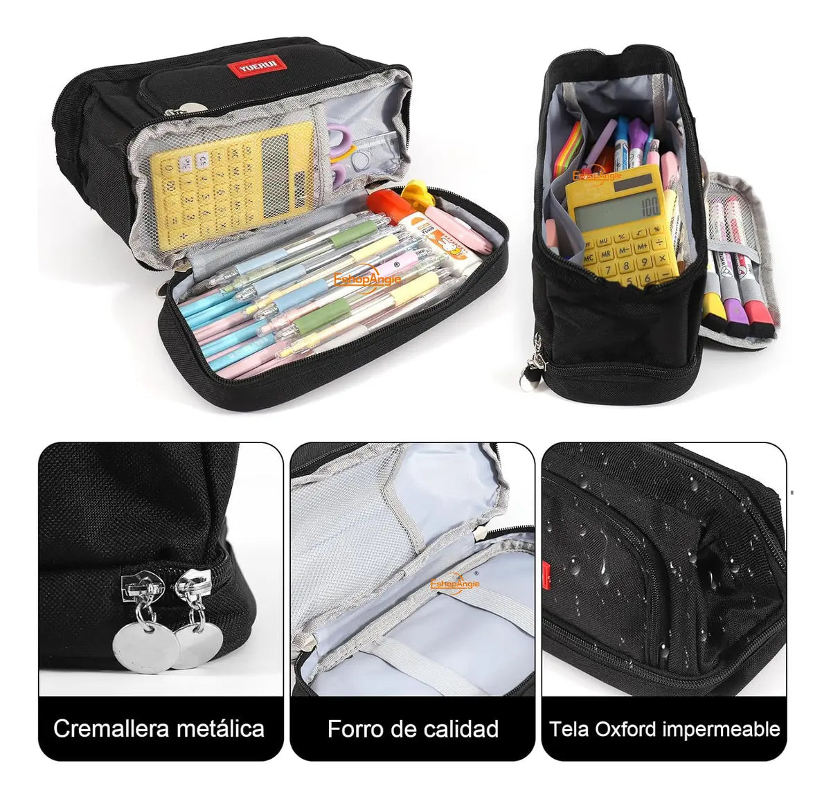 Estuche Para Lápices Gran Capacidad Doble